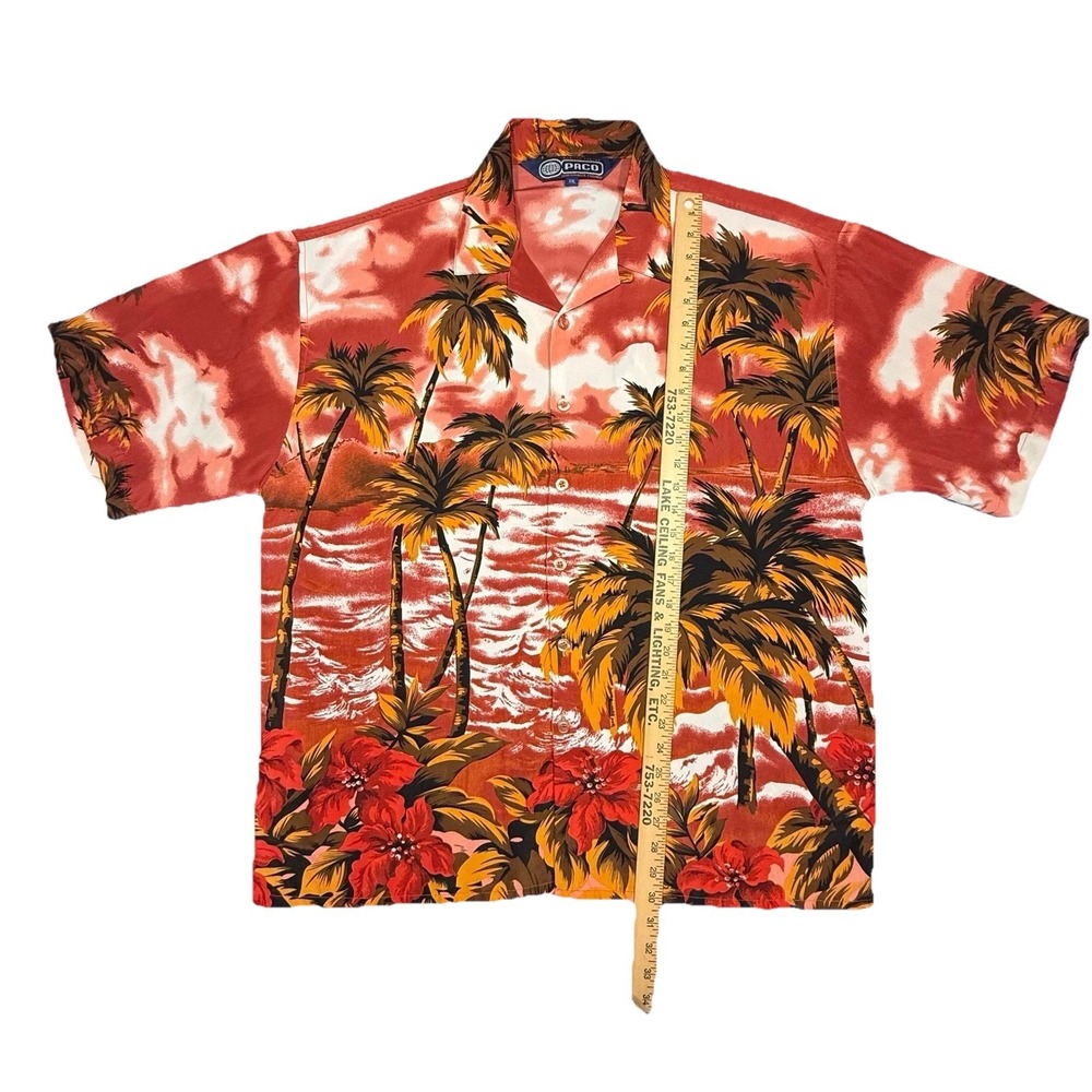 Vintage PACO Hawaiian‎ Shirt XXL - Picture 4 of 14
